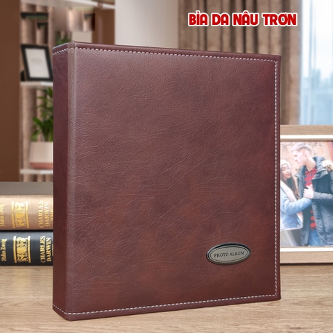 Album ảnh 10x15, 13x18 bìa da sang trọng, đựng tối đa 160 ảnh 10x15 hoặc 13x18