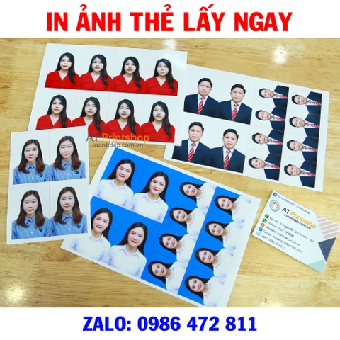 In Ảnh Thẻ Lấy Ngay sau 5 phút