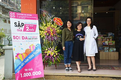 CASMARA Việt Nam đồng hành cùng sinh nhật 2 năm đại lý Nguyen Ha Store