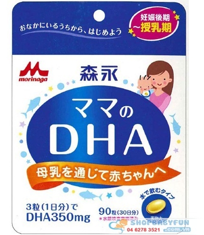 DHA MORINAGA NHẬT BẢN – BỔ SUNG DHA CHO MẸ BẦU GIAI ĐOẠN CUỐI THAI KỲ