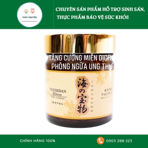 Fucoidan Umino Takaramono - Tăng cường miễn dịch, Phòng ngừa & Hỗ trợ điều trị Ung thư