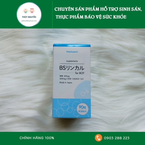 Viên uống tạo kiềm Rincal BS For Boy- Hỗ trợ sinh bé trai