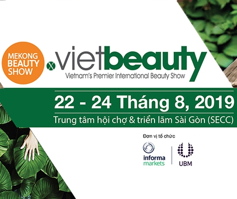 Triển lãm Mekong Beauty và Vietbeauty 2019: Quy tụ hơn 450 doanh nghiệp làm đẹp đến từ 22 quốc gia