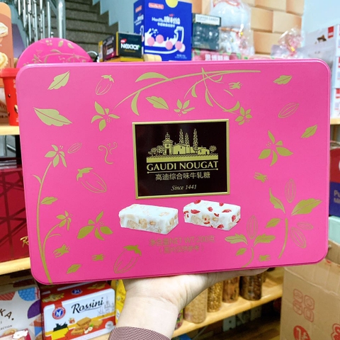 BÁNH NOUGAT HỒNG (HỘP CHỮ NHẬT)