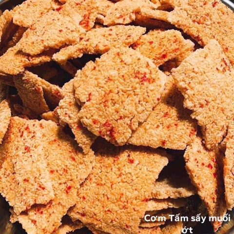 CƠM CHÁY SẤY MUỐI ỚT