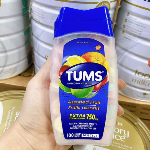 Dạ dày Tums Extra 750mg 100v Mỹ