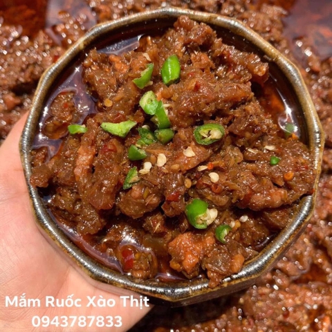 MẮM RUỐC XÀO THỊT