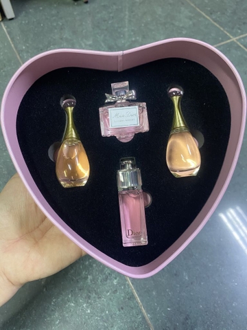 Set 4 Nước Hoa Dior Trái Tim