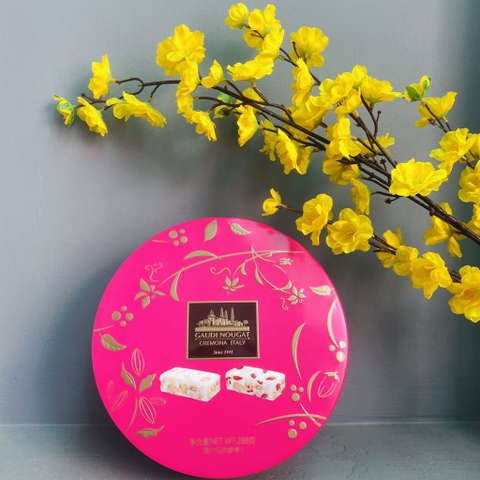 BÁNH HỒNG TRÒN GAUDI NOUGAT