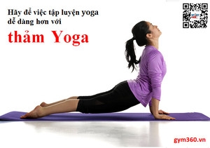 Hãy để việc tập luyện dễ dàng hơn với thảm Yoga