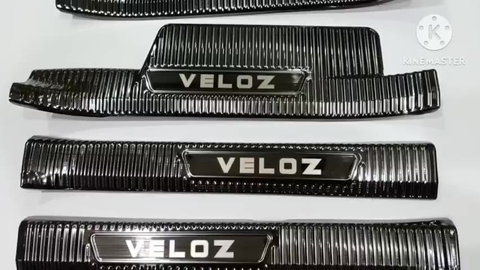 Ốp bậc cửa, Nẹp Bước Chân Veloz 2022 - 2025 | Mẫu Titan Cao Cấp