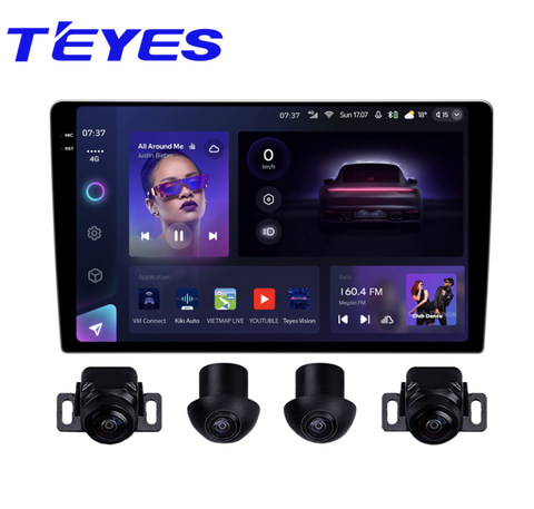 Màn hình Android ô tô thông minh TEYES CC3 2K 360 liền camera 360