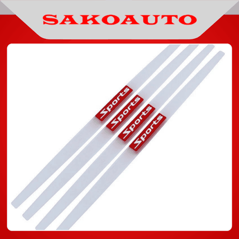 Bộ 4 miếng chống xước cánh cửa và hông xe nẹp dài SPORT | Chống va đập trầy xước cánh cửa ô tô