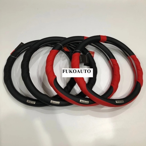 Bọc Vô Lăng Sparco Xe Toyota Vios,Corolla Cross,Wigo,Rush,Fortuner,Innova,Yaris,Hilux,Prado,Altis Cao cấp tem kim loại