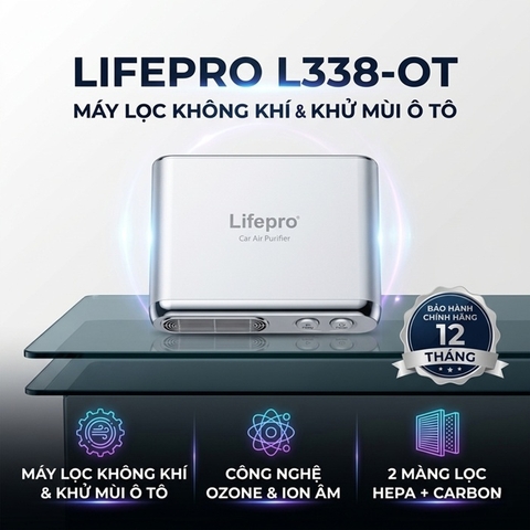 Máy lọc không khí và khử mùi ô tô L338-OT