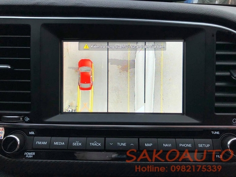 camera 360 độ xe elantra 2019