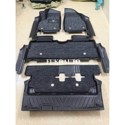 Thảm sàn nhựa theo xe Limo Green kèm rối hàng chuẩn nhựa dày