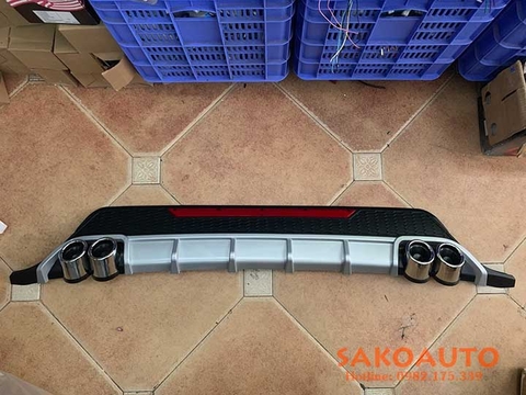 ốp cản sau xe vios