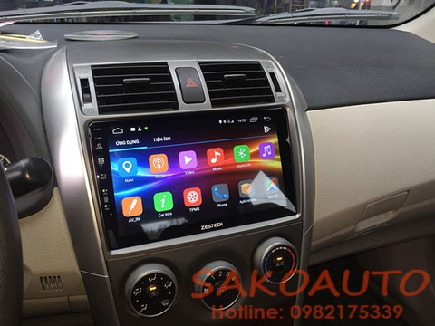 đầu dvd theo xe altis 2010