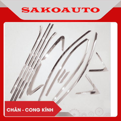 Nẹp chân kính, cong kính Hyundai Accent 2018 - 2023