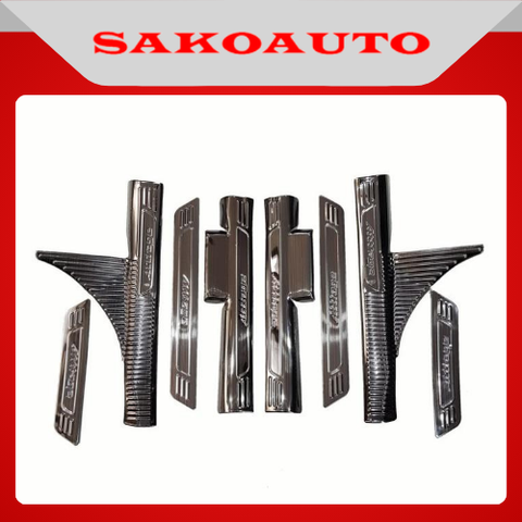 Ốp Bậc Trong Ngoài Titan Xe Mitsu Attrage 2018 - 2025 chống xước bậc cửa trang trí xe