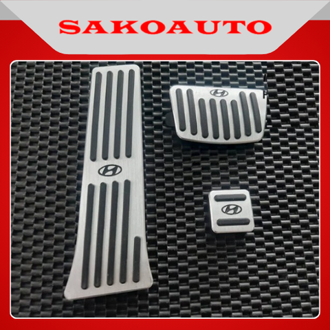 Ốp chân phanh & chân ga Hyundai Tucson 2016 -2020 | Santafe 2019 - 2020 ( Không lắp cho bản 2021 - 2023)