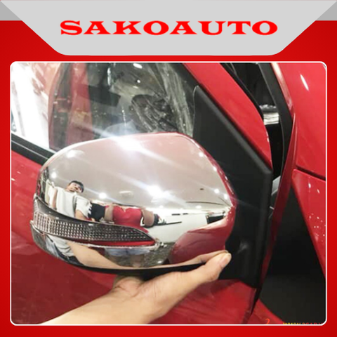 Ốp gương chiếu hậu Toyota Wigo 2018 - 2021 mạ crom cao cấp