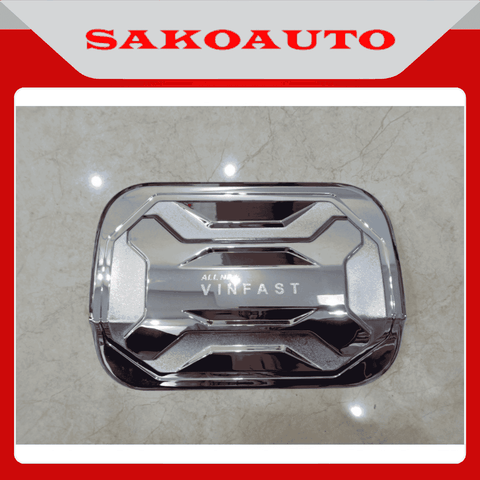 Ốp nắp xăng xe Vinfast LUX A | Mẫu mạ crom cao cấp