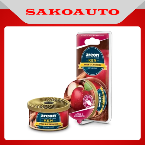 Sáp thơm ô tô Areon Ken Apple & Cinnamon – Hương táo quế