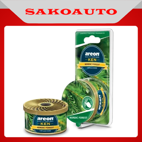 Sáp thơm ô tô Areon Ken Nordic Forest – Hương cây lá kim