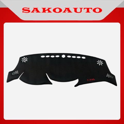 Thảm da Taplo Nissan XTrail vân Carbon cao cấp dày 3 lớp chống nóng taplo