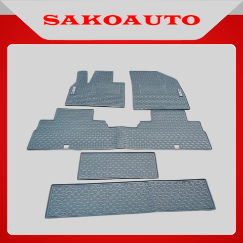 Thảm lót sàn cao su xe Hyundai Palisade 2023 - 2025 | Nissin, màu đen, thảm để chân cao su dễ vệ sinh