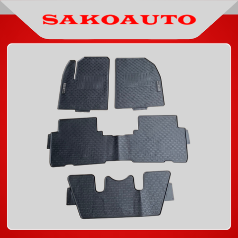 Thảm lót sàn cao su xe KIA CAREN 2023 - 2025 đủ 3 hàng ghế, dễ vệ sinh không thấm nước