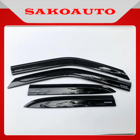 Vè che mưa xe Toyota Raize đời 2021 - 2025 | Hàng nhựa đen dày + Sẵn keo 3M