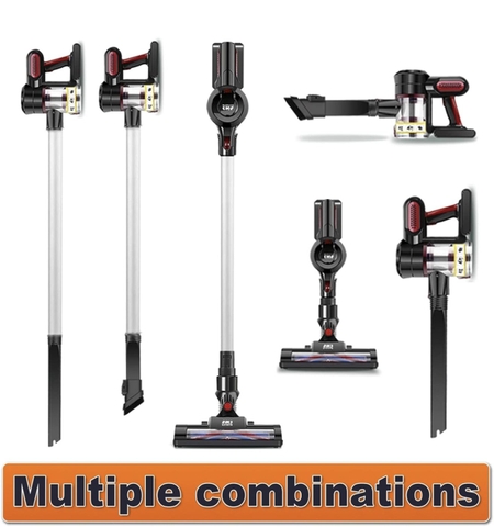 Máy hút bụi không dây ANMO có pin rời, lực hút 17000Pa (Amazon Mỹ)