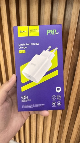 Củ sạc nhanh chân tròn HOCO N14 PD 20W