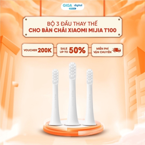 Bộ 3 đầu thay thế cho bàn chải Xiaomi Mijia T100