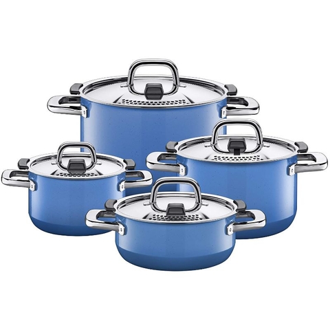 Bộ nồi Silit Nature Blue 4 c