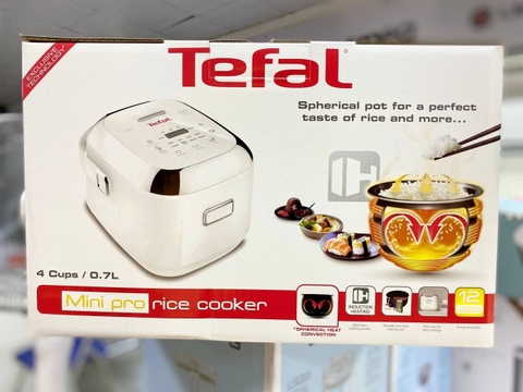 Nồi cơm điện cao tần Tefal RK604165 0.7L màu trắng 