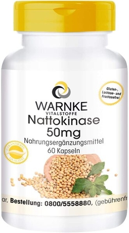 Viên Warnke Nattokinase chống đột quỵ 50 mg