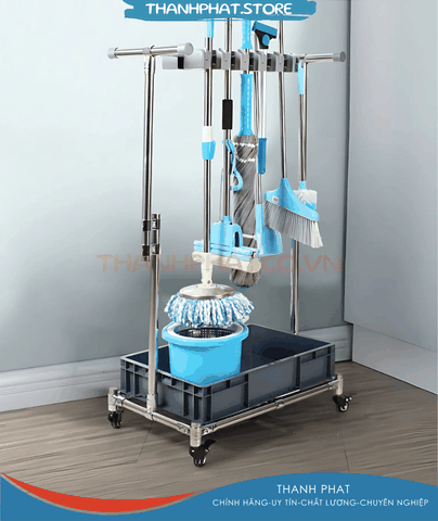 S1012H - Giá treo cây lau nhà, dụng cụ làm vệ sinh, treo trưng bày (MS- S1012H)
