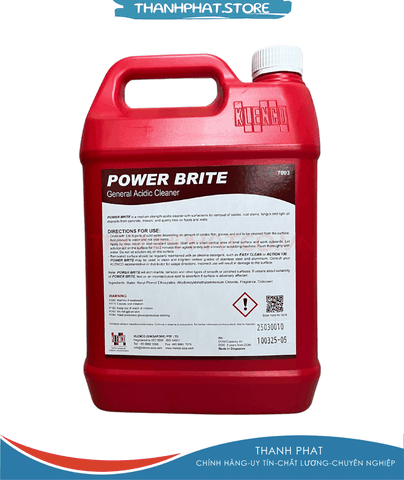 Hóa chất tẩy vết bẩn cứng đầu, tẩy cặn rỉ Power Brite