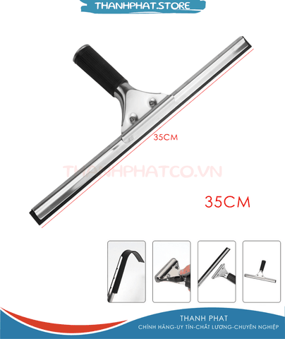 Tay gạt kính inox CB 35cm