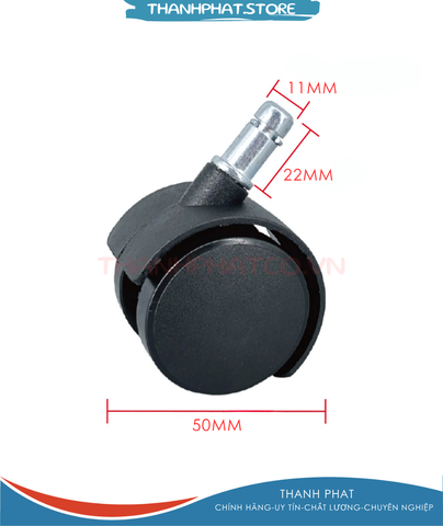 Bánh xe nhựa máy hút bụi 15L ghế xoay văn phòng