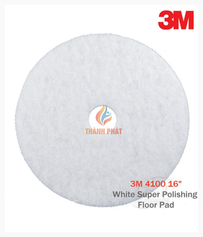 Pad chà sàn 3M 16 Inch 4100 White