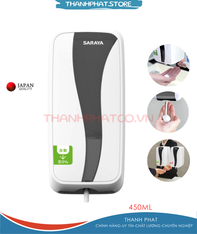 Hộp Đựng Xà Bông Treo Tường tự động Saraya UD-450 (500ml)