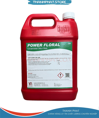 HÓA CHẤT LAU SÀN VÀ KHỬ MÙI HƯƠNG CỎ POWER FLORAL