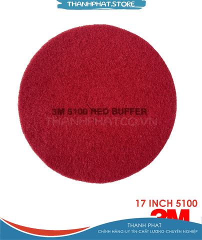 Pad chà sàn 3M 17 Inch 5100 Red