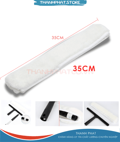 Bông thỏ lau kính thay thế 35cm chaobao
