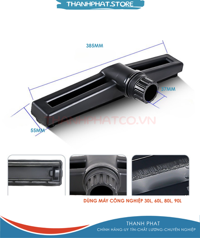 Bàn hút bụi thay thế cho máy hút 30-60-80L